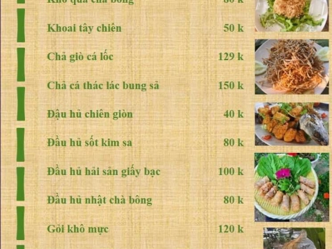 MENU Chồi Ông Một