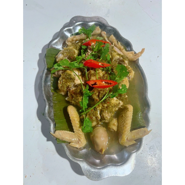 GÀ HẤP MUỐI THẢO MỘC